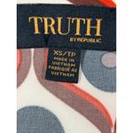 TRUTH BY REPUBLIC Womens Retro Geometric 70's Vibe Print Button Up Shirt Top XS Black Size undefined Photo 6