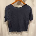 Chaser Cute crop Aerosmith dream on short sleeve raw neckline t-shirt  Photo 3