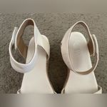 Franco Sarto Open-Toe Upper Leather Cork Platform Wedge Sandals Photo 8