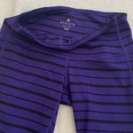 Athleta NEW  Crops Purple Stripe Chaturanga Yoga Leggings  Pants XXS Photo 2