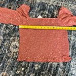 Lush Clothing LUSH Reyna Polka Dot Sheer Sleeve Blouse Light Pink Size XL NWT Photo 9