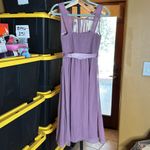 Little Mistress NWT Bridesmaids Skater Dress in Mauve Size 10 Photo 6