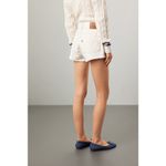 Levi's Levi’s 501 Original White High Rise Preppy Casual Denim Jean Shorts Size 28 Photo 1