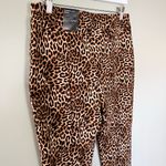 Inc international NWT Concepts Skinny Leg Animal Print Pants Orange Black Size 6 Photo 3
