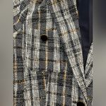 Halogen NAVY- BLACK LIBBIE TWEED BLAZER Size Medium EUC Photo 5