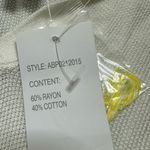 Design History NEW Sweater with Yellow Trim & Bell Sleeves, Size Small Photo 4