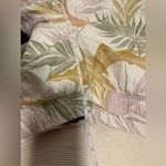 Tahari  Linen Wide Leg Pants with Leaf Print Photo 3