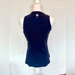 Raw Threads Floral “Brave” Tank | Small | Relaxed fit | EUC | Bamboo Performance Blue Photo 4