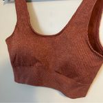 Balance Athletica /Vitality Channel Sports Bra Sunstone Ribbed Removable Pads Photo 2