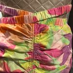 For Love & Lemons Pia Floral Midi Skirt Pink Cutout Waistband Cinched Size L Photo 5