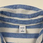 Old Navy  Blue Striped Linen Button Front Shirt Dress S Photo 2