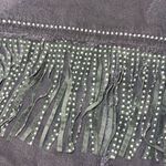 ZARA Fringe Studded Jean Jacket - size Small! Photo 2
