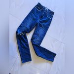 Pistola baggy jeans, dark denim, distressed high waist zip bottom size 23 Photo 4