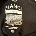 Blanqi Everyday Maternity Ruched Crew Neck Black Cap Sleeve Dress Photo 3