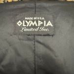 American Vintage Vintage Olympia Made in USA Faux Fur Cheetah Leopard Print Jacket Fur Hood Photo 6