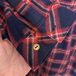 Current/Elliott Current/Elliot Drop Waist Plaid Button-Up Dress Photo 6