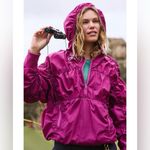 Free People NWT FP Movement X  Light Packer Hike Pullover Jacket In Berry Photo 4
