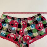 SO  Fleece Peace Sign Lounge Shorts Size L Photo 3