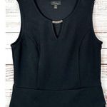 Thalia Sodi Women's Asymmetrical Hem Cut Out Sleeveless Top Black Size Medium Photo 1