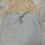 Athleta Stripe Modern Metro Skort Skirt Mini Zip Pocket Outdoor Grey Tan Size XS Photo 3