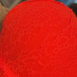 Victoria's Secret  PINK Vibrant Orange Lace Push-up Bralatte Photo 11