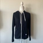 Vuori Halo Performance Hoodie 2.0 Lightweight Full Zip Hoodie Black Jacket Photo 3
