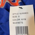New York Mets tee VNECK cotton Major League Baseball blue woman T Photo 2