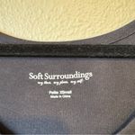 Soft Surroundings  Black Bailey Tank Dress Maxi Womens XSP Casual Beachy Summer Photo 9