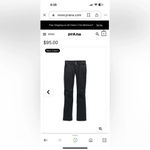 prAna Halle Straight hiking style Pants Sz 8 in black Photo 9