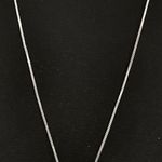 Sterling Silver  Necklace with crystal heart Photo 1