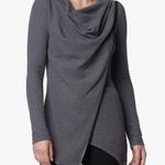 Marc New York  draped cowl neck asymmetrical hemmed long sleeve thermal Photo 0