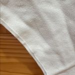 Abercrombie & Fitch  Size Medium Ribbed Square Neck White Bodysuit Photo 6