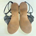 Tory Burch  Black Leather Thong Sandals Women's Size 9.5 Photo 5