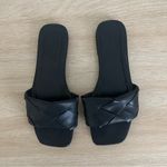 ASOS  DESIGN Forty woven flat sandals in black Size 5.5 Photo 6