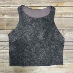 Lululemon Invigorate Training Crop Tank Denim Wash Print Dusky Lavender Black 4 Photo 5