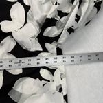 Akris Punto  Floral Print Cotton Tunic‎ Top Blouse Black White US 12 READ Photo 5
