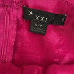 Xxi Hot Pink Sleeveless Strapless Mini Dress with Bow Front Size S Photo 3