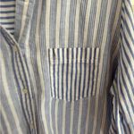 J.Crew  Relaxed boy shirt in mixed stripe Beauchamps linen size 16. Photo 3