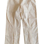 Drew  NEW white sloan pants size 12 ankle ponte zip side Photo 0