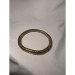 Vintage Gold toned mesh chain bracelet unisex Photo 1