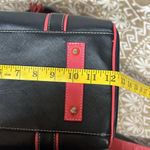 Claudia G Leather Satchel/ Crossbody Bag Made in Colombia Excellent Condition Black Photo 10