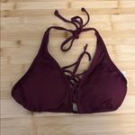 Mossimo Size Small Burgundy Women's Teen Girl Bathing Suit Bikini Swim Top Brown Photo 0