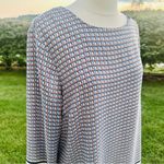 Violet+Claire Women's  Multicolor Diamond Patterned Top Photo 5