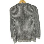 Market & Spruce NWOT Ollie Cotton Textured Open Cardigan Black White Small Photo 1