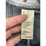 We The Free  Curvy Jean Shorts Womens Sz 29 Blue Denim Ultra High Rise Frayed Photo 4