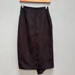 C/MEO COLLECTIVE  Asymmetrical On The Line Skirt In Black XXS Photo 2