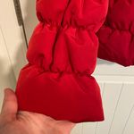 EUC INC International Concepts women’s red puffer zip winter coat jacket XL Photo 1