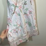 Cassandra Intimates Babydoll Floral Lace Slip Nightgown Large White Photo 3