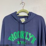 Aerie  Blue Brooklyn Track & Field Graphic Hoodie Sz L Photo 2