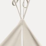 ZARA  dress gown fitted maxi bodycon Gray Halter formal evening wedding  Photo 16